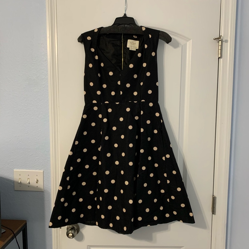 Kate Spade Deco Dot A Line Dress